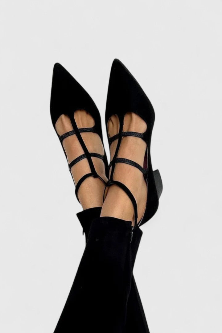 Sorelle | Women's Classic Block Heel Pumps in Nude