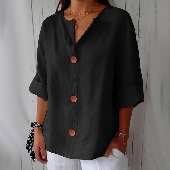 Mary | Casual Breathable Linen Blouse