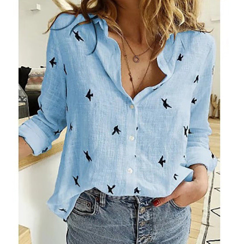 Casual Linen Summer Blouse