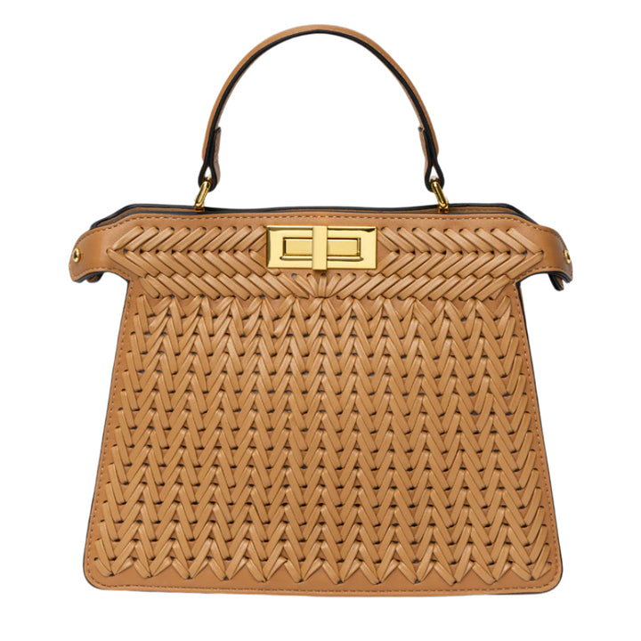 Zoe |  Compact Woven Crossbody Bag