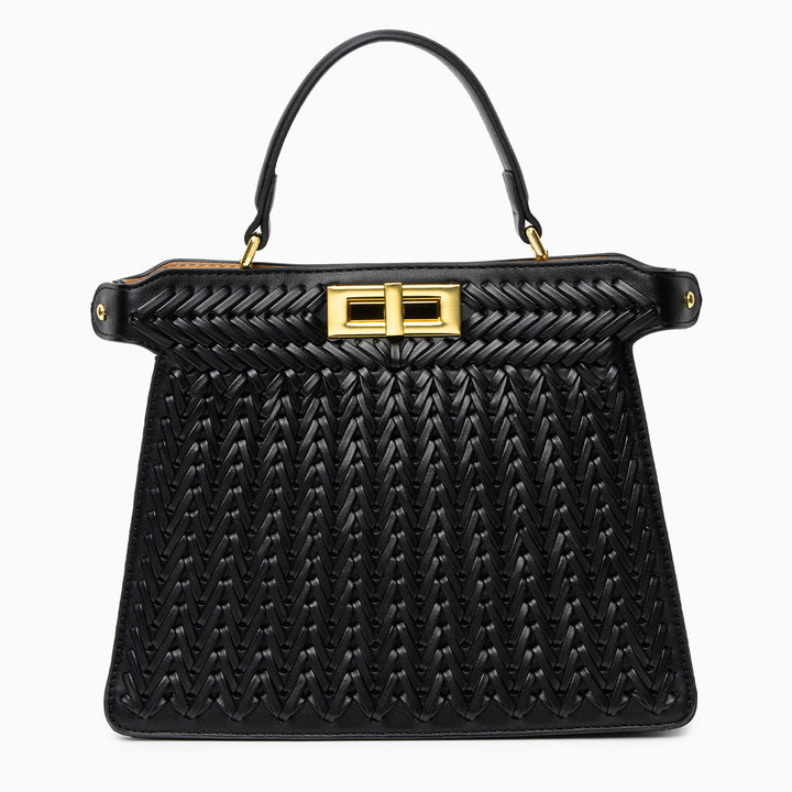 Zoe |  Compact Woven Crossbody Bag