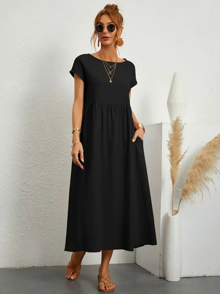 Ursina | Fluid Midi Dress-
