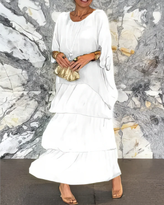 Lara | Elegant Flowing Maxi Dress
