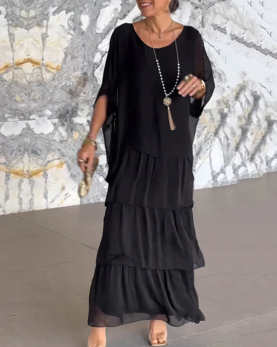 Lara | Elegant Flowing Maxi Dress