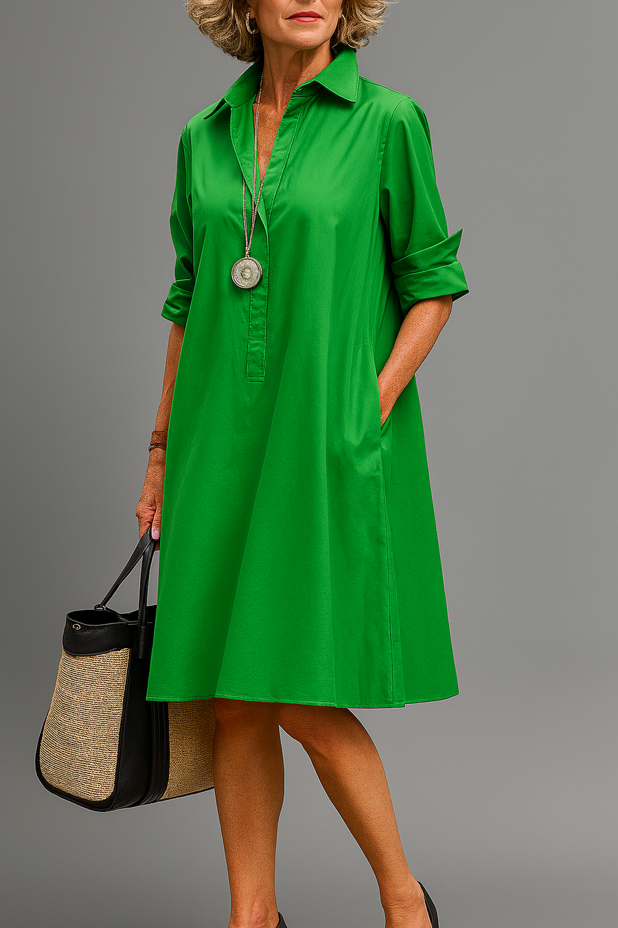 Riley™ | Sophisticated Midi Dress