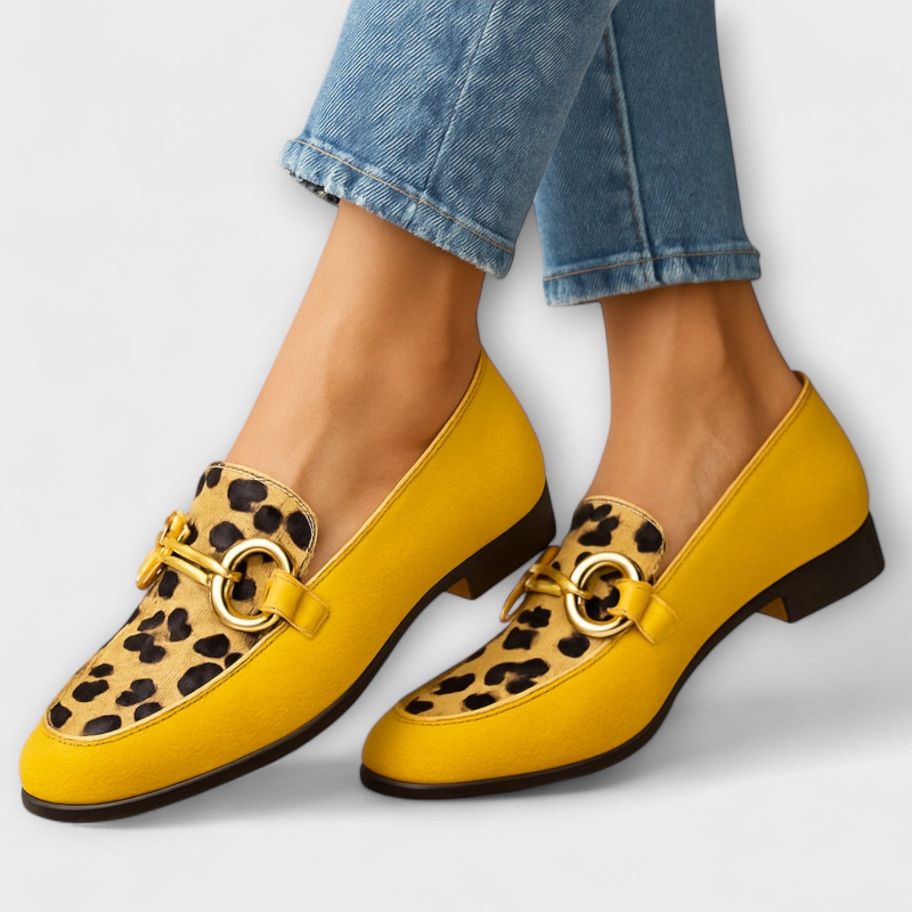 Accent | Animal Print Loafers