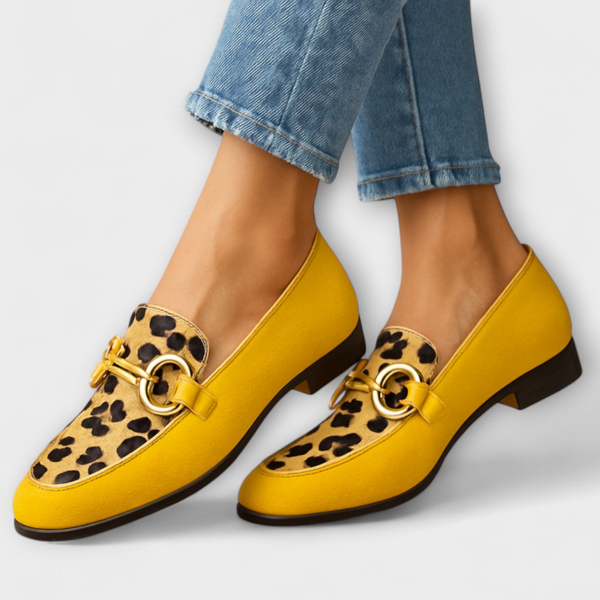 Accent | Animal Print Loafers