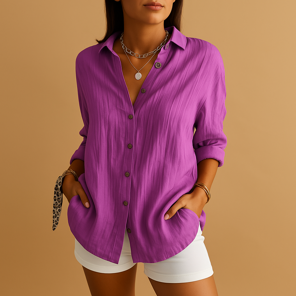 Women's Breathable Blouse Relaxed Fit