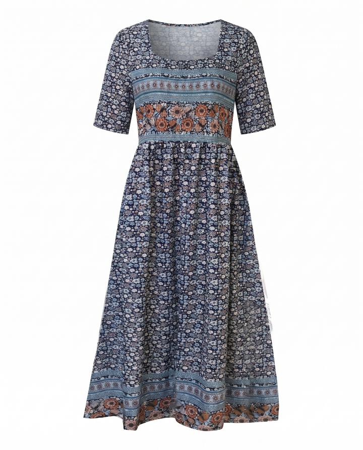 Women’s Dress | Boho Print Midi