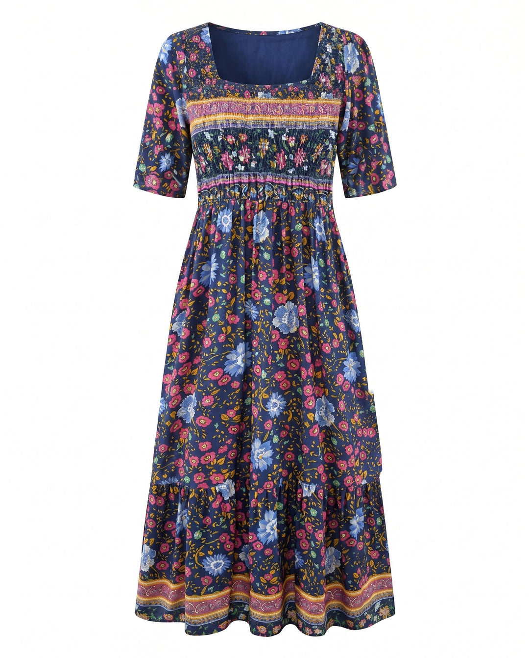 Women’s Dress | Boho Print Midi